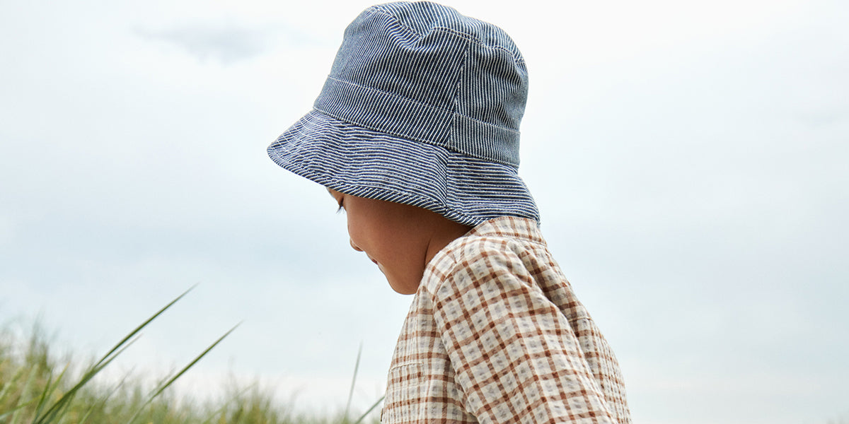 Aiden Navy Boys Bucket Hat