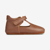 Wheat Footwear Adele Mary Jane Indoor Shoe | Baby Indoor Shoes 9002 cognac