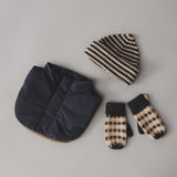 Wheat Outerwear Beanie Topper Accessory 0064 charcoal melange