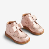 Wheat Footwear Bootie Velcro Bowy Crepe 2281 rose ballet