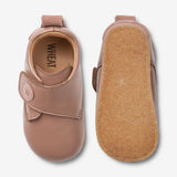 Wheat Footwear Dakota Leather Indoor Shoe | Baby Indoor Shoes 2163 dusty rouge