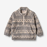 Wheat Outerwear Fleece Anorak Moon Sweatshirt 9544 warm sand jaquard