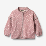 Wheat Outerwear Fleece Jacket Ellena Sweatshirt 9537 rosewood dots