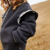 Wheat Outerwear Fleece Jacket Ellena Sweatshirt 9526 black sea