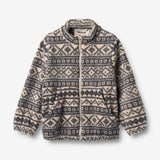 Wheat Outerwear Fleece Jacket Helge Sweatshirt 9544 warm sand jaquard