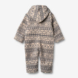 Wheat Outerwear Fleece suit Allo Outdoor Suit 9544 warm sand jaquard