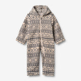 Wheat Outerwear Fleece suit Allo Outdoor Suit 9544 warm sand jaquard