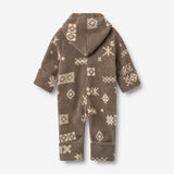 Wheat Outerwear Fleece suit Allo Outdoor Suit 9679 dry wood jacquard