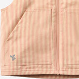 Wheat Outerwear Gilet Herne Vest 1198 rose stripe