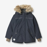 Wheat Outerwear Jacket Kasper Tech Jackets 1108 dark blue