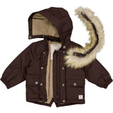Wheat Outerwear Jacket Lasse Tech Jackets 3026 espresso