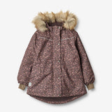 Wheat Outerwear Jacket Mathilde Tech Jackets 3121 eggplant buttercups