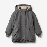 Wheat Outerwear Jacket Tove Tech Jacket 9619 dark charcoal