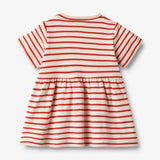 Wheat Main Jersey Dress S/S Anna Dresses 2078 red stripe