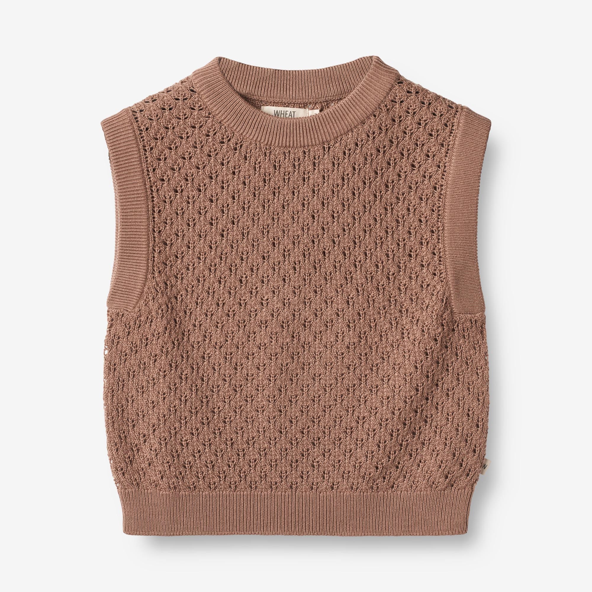 Knit Vest Saga - berry dust –