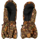 Wheat Outerwear Mittens Tech Outerwear acc. 2753 maroon flowers
