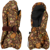Wheat Outerwear Mittens Tech Outerwear acc. 2753 maroon flowers