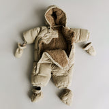 Wheat Outerwear Puffer Baby Suit Nallo Outdoor Suit 0099 grey stone
