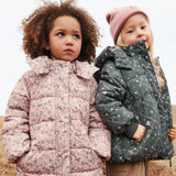 Wheat Outerwear Puffer Coat Yrsa Jacket 9536 rose powder flowers