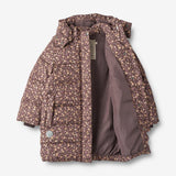 Wheat Outerwear Puffer Coat Yrsa Jackets 3122 eggplant flowers