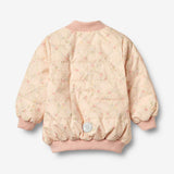 Wheat Outerwear Puffer Jacket Lotte Jacket 2115 rose checked flowers