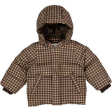 Wheat Outerwear Puffer Jacket River Jackets 3001 brown check