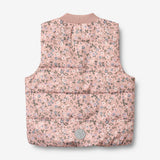Wheat Outerwear Lakas Puffer vest Jacket 9536 rose powder flowers