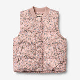 Wheat Outerwear Lakas Puffer vest Jacket 9536 rose powder flowers