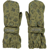Wheat Outerwear Rain Mittens Rily Rainwear 4216 olive storage