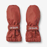 Wheat Outerwear Rain Mittens Rily Rainwear 2072 red