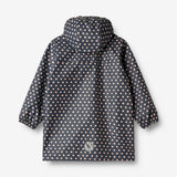 Wheat Outerwear Rainwear Long Jacket Finley Rainwear 1071 ink dots