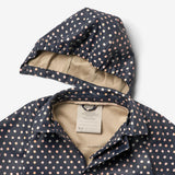 Wheat Outerwear Rainwear Long Jacket Finley Rainwear 1071 ink dots