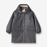 Wheat Outerwear Rainwear Long Jacket Finley Rainwear 1071 ink dots