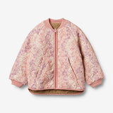 Wheat Outerwear Reversible Thermo Jacket Lake Jacket 9518 lilac flower rainbow