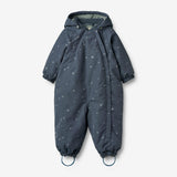 Wheat Outerwear Snowsuit Adi Outdoor Suit 9534 greyblue letters
