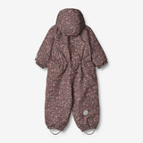 Wheat Outerwear Snowsuit Adi Tech | Baby Snowsuit 3121 eggplant buttercups