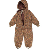 Wheat Outerwear Snowsuit Miko Tech Snowsuit 2753 maroon flowers