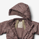 Wheat Outerwear Snowsuit Miko Tech Snowsuit 3121 eggplant buttercups