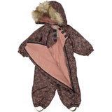 Wheat Outerwear Snowsuit Nickie Tech Snowsuit 1021 deep blue flowers
