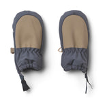 Wheat Outerwear Technical Mittens Zipper Accessory 1292 greyblue