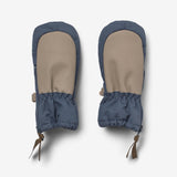 Wheat Outerwear Technical Mittens Zipper Accessory 1292 greyblue