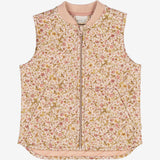 Wheat Outerwear Thermo Gilet Ede Thermo 3132 watercolor flora