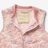Wheat Outerwear Thermo Gilet Ede Vest 9518 lilac flower rainbow