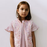 Wheat Outerwear Thermo Gilet Ede Vest 9518 lilac flower rainbow