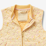 Wheat Outerwear Thermo Gilet Ede Vest 9522 yellow cherries