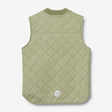 Wheat Outerwear Thermo Gilet Ede Vest 1145 green tea