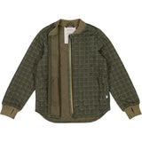 Wheat Outerwear Thermo Jacket Loui Thermo 4215 olive check