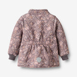 Wheat Outerwear Thermo Jacket Thilde Jacket 9565 purple stone flowers
