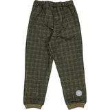 Wheat Outerwear Thermo Pants Alex Thermo 4215 olive check