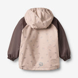 Wheat Outerwear Thermo Rain Jacket Ajojo Jacket 9620 chocolate plum